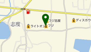 フジ志度店の地図画像