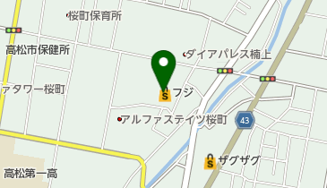 フジ楠上店の地図画像