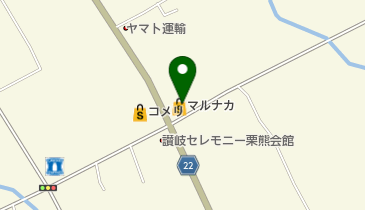 マルナカ栗熊店の地図画像