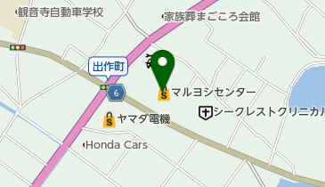 マルヨシセンター観音寺店の地図画像