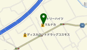 マルナカ郡家店の地図画像