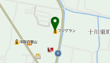 フジグラン十川の地図画像