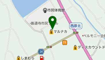 マルナカパワーシティ善通寺店の地図画像