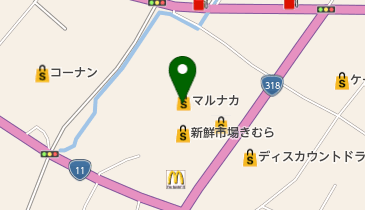 マルナカ白鳥店の地図画像