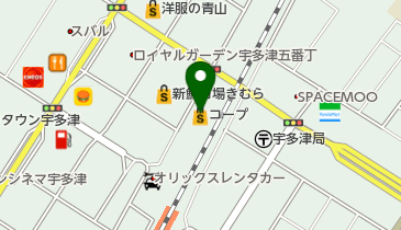 コープうたづの地図画像