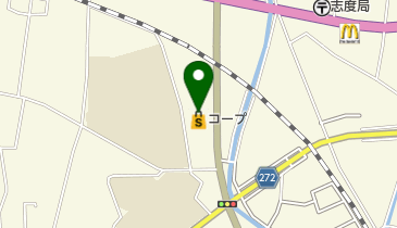 コープ志度の地図画像