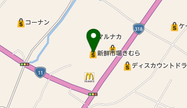 新鮮市場きむら白鳥店の地図画像