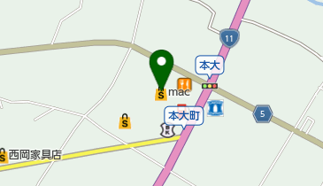 mac観音寺店の地図画像