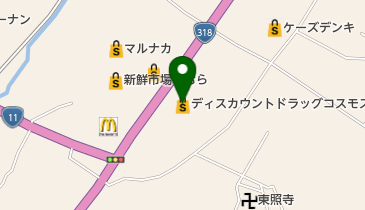 ディスカウントドラッグコスモス白鳥店の地図画像