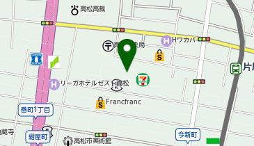 高松丸亀町壱番街東館の地図画像
