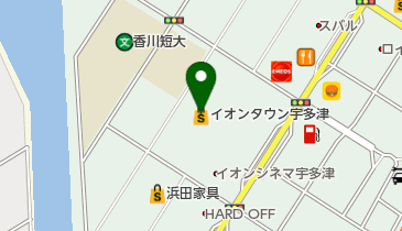 イオンタウン宇多津の地図画像