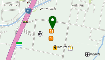 キデイランド高松店の地図画像