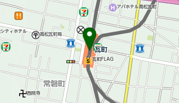 BEAMS高松の地図画像