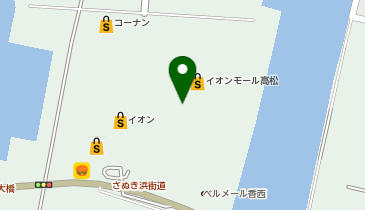 ユニクロイオンモール高松店の地図画像