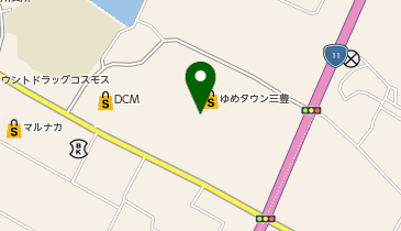 ハニーズ三豊ゆめタウン店の地図画像
