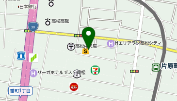 familiar高松三越店の地図画像