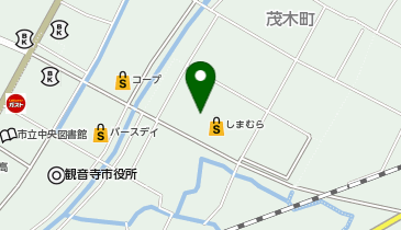 ファッションセンターしまむら観音寺店の地図画像