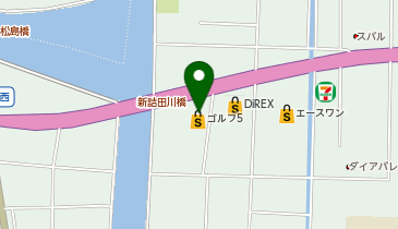 ゴルフ5高松店の地図画像