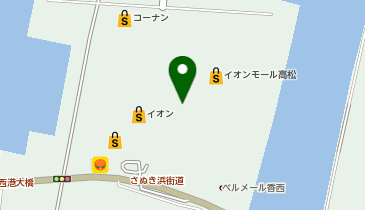 メガスポーツ高松店の地図画像