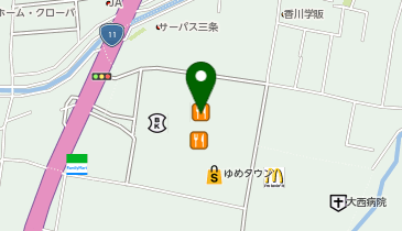 ムラサキスポーツゆめタウン高松店の地図画像