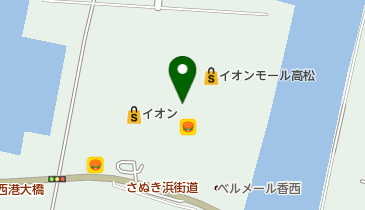 宮脇書店イオン高松店の地図画像