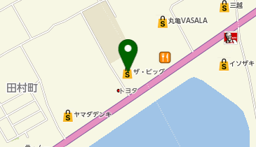 ザ・ビッグ丸亀城南店の地図画像