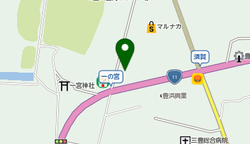 ダイソー豊浜店の地図画像