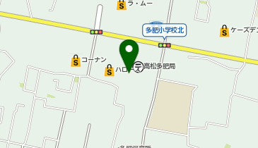 ダイソーハローズ多肥モール店の地図画像