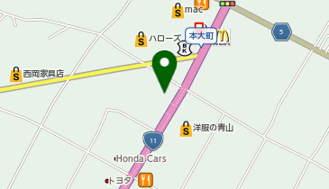 auショップ観音寺の地図画像