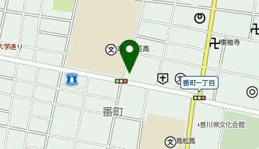 香川トヨタ自動車高松番町店の地図画像