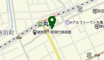 平成レンタカー丸亀駅前店の地図画像