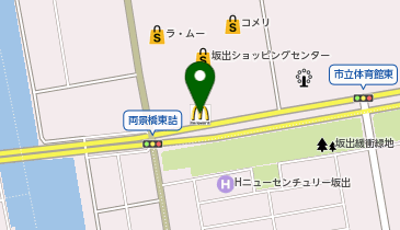 マクドナルド坂出店の地図画像