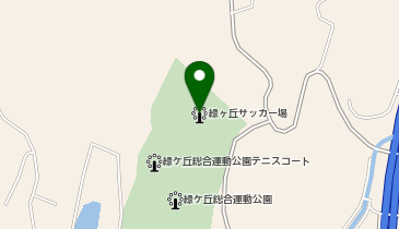 三豊市高瀬町緑ケ丘総合運動公園サッカー場の地図画像