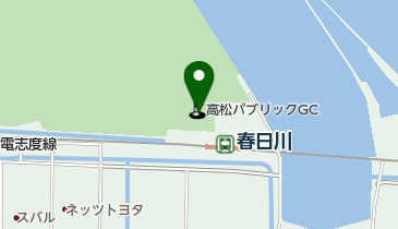 高松パブリックゴルフコースの地図画像