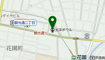 太洋ボウルの地図画像