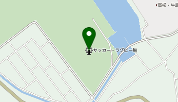 香川県総合運動公園サッカー・ラグビー場の地図画像