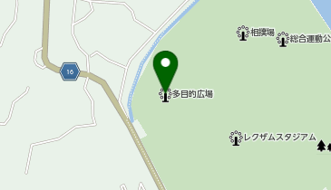 香川県総合運動公園多目的広場の地図画像