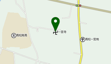 一宮寺(第83番札所)の地図画像