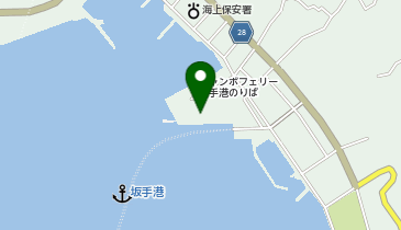 坂手港の地図画像
