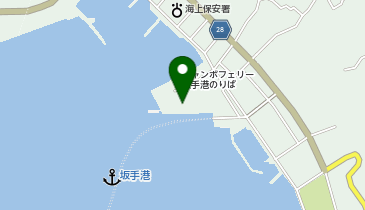 小豆島坂手ポートターミナルさかてらすの地図画像