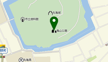 亀山公園の地図画像
