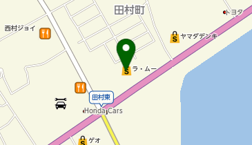 ラ・ムー田村店の地図画像