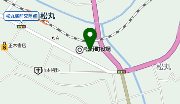 松野町役場の地図画像