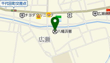 八幡浜警察署の地図画像