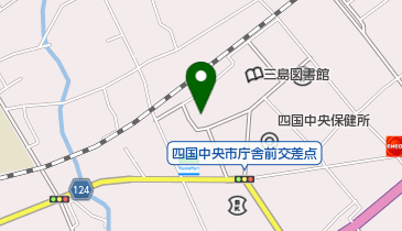 四国中央保健所の地図画像