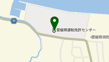 愛媛県運転免許センターの地図画像