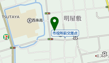 西条簡易裁判所の地図画像