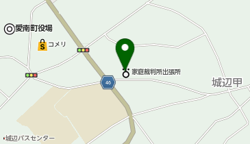 松山家庭裁判所愛南出張所の地図画像