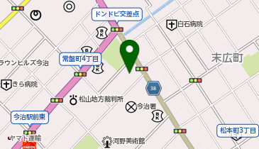ゆうちょ銀行今治店の地図画像
