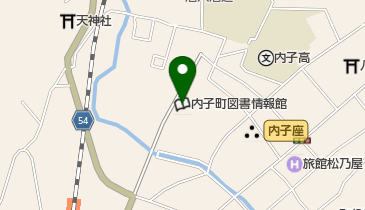 内子町図書情報館の地図画像